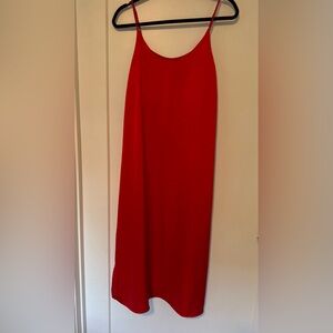 Auden Vibrant Red Maxi Skirt